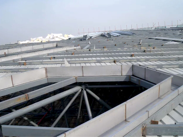 耒阳安吉县体育馆网架