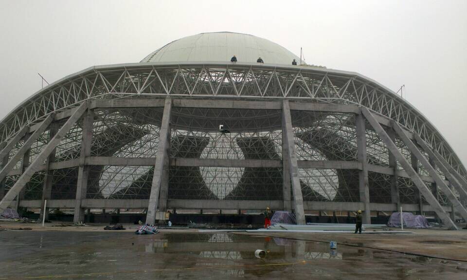 耒阳温泉馆网架工程